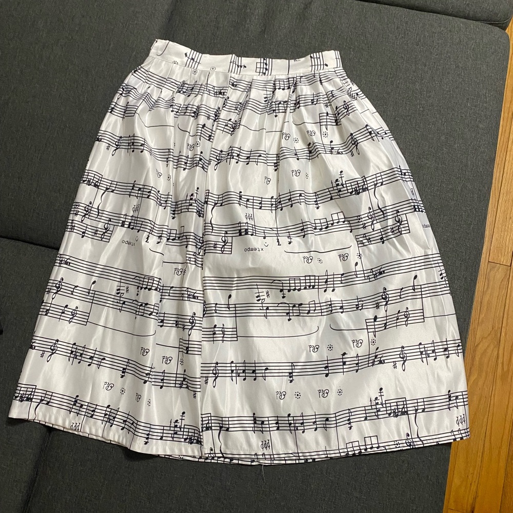 Face & Face Music Note Skirt sz XL